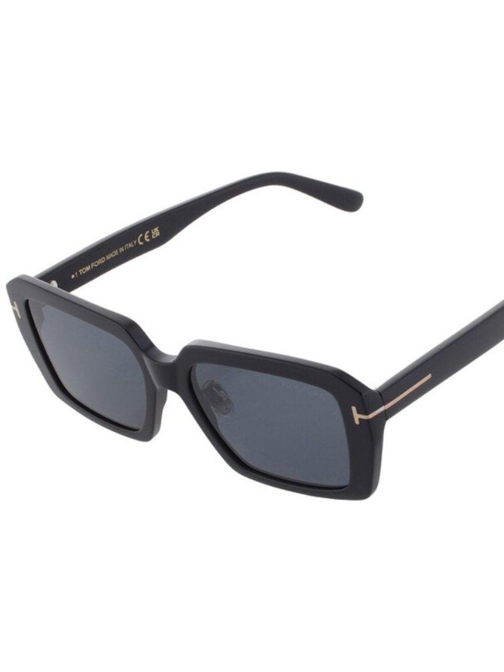 NEW TOM FORD TF1164-K 01A BLACK GREY UNISEX AUTHENTIC SUNGLASSES - Picture 3 of 6